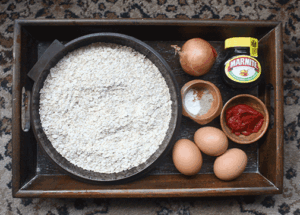 Vegetarian Oatmeal burger ingredients